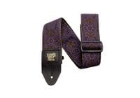 CORREA GUITARRA/BAJO PURPLE PAISLEY JACQUARD (1)