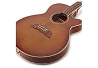 GUITARRA ACÚSTICA THINLINE 138 A/E CUTAWAY - TEA BURST (5)