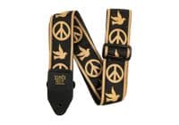 CORREA GUIT/BAJO JACQUARD - PEACE LOVE DOVE (1)