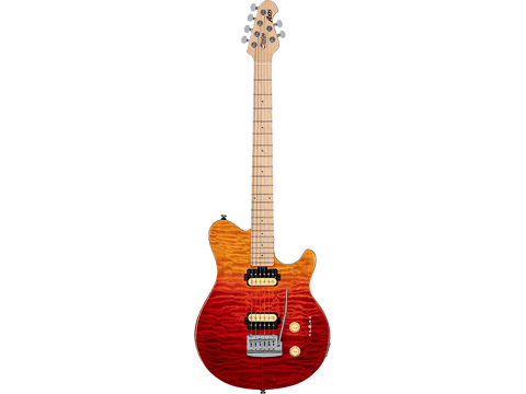 GUITARRA ELÉCTRICA AXIS AX3 QUILTED MAPLE HH M/M TREMOLO - Spectrum Red