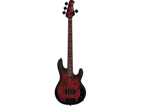 BAJO ELÉCTRICO STINGRAY RAY34 RM/R -Dark Scarlet Burst Satin