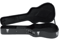 Estuche para guitarra acústica con forma dreadnought. Serie Estándar. Color negro (3)