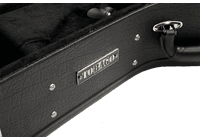 Estuche para guitarra acústica con forma dreadnought. Serie Estándar. Color negro (6)