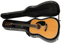 Estuche para guitarra acústica con forma dreadnought. Serie Estándar. Color negro (5)
