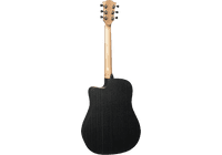 GUITARRA ELECTROACÚSTICA LAG DREADNOUGHT CUTWAY - Black & Brown (4)