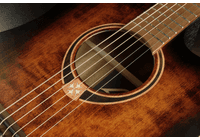 GUITARRA ELECTROACÚSTICA LAG DREADNOUGHT CUTWAY - Black & Brown (5)