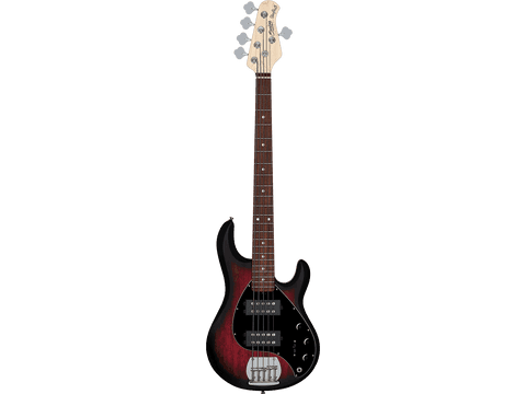 BAJO ELÉCTRICO STINGRAY RAY5 HH M/R - Ruby Red Burst Satin