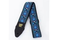 CORREA GUITARRA/BAJO JACQUARD POLYPRO "INDIGO ORCHID" (1)