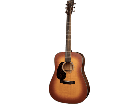 GUITARRA ACÚSTICA MARTIN DREADNUGHT D-18 STANDARD GE 1935 SATIN BURST (ZURDOS) - ABETO /CAOBA
